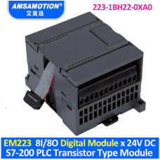 Amsamotion EM223 AMX 223-1BH22-0XA0 8I/8O Solid State - MOSFET Type For Siemens S7-200 PLC