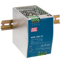 MEAN WELL NDR-480-24 Single Output 480W 24V 20A Industrial DIN Rail Mounted