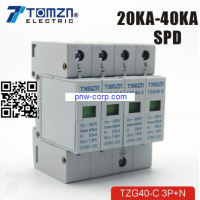 TOMZN TZG40-C 4P 385VAC ป้องกันแรงดันฟ้าผ่า